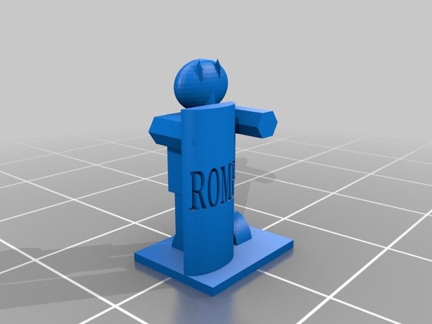 soldat romain pied L'impression 3d 3D print model - Mito3D