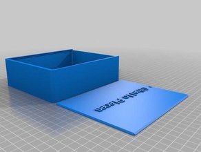 othello du couvercle de la boîte les conteneurs personnalisé 3d print model - Mito3D