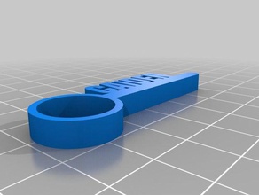 my caiden nametag bar keychains customized 3d print model - Mito3D