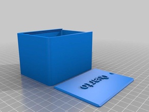 quarto du couvercle de la boîte les conteneurs personnalisé 3d print model - Mito3D