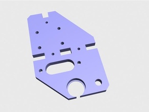 geeetech i3 x - z axis top plate integrated bearing mount 3d printer parts 3d print model - Mito3D