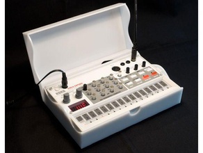 korg volca Fall Musik lasercut protector synthesizer 3d print model - Mito3D