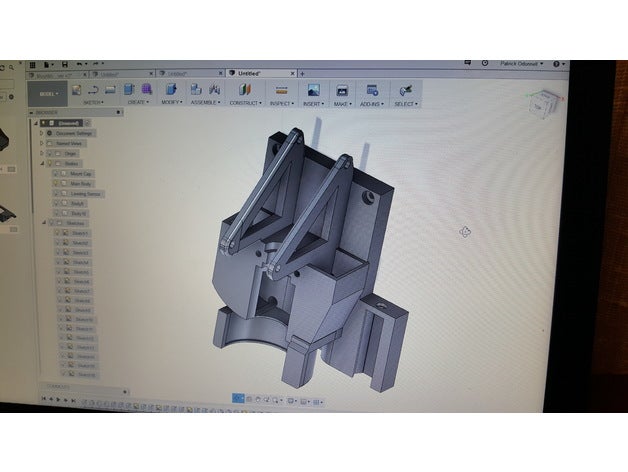 hictop prusa i3 e3d v6 carriage 3d printer parts cooler cooling duct fan e3dv6 hotend 3dp-11 3dp 18 part surround 3D print model - Mito3D