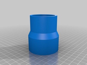 rigid cyclone fitting parts customized 3d print model - Mito3D