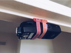 speedlight magnetic holder camera 3d print model - Mito3D