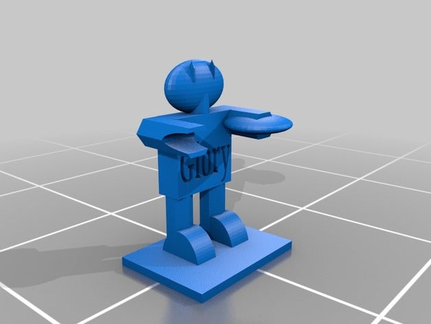 soldier - disc thrower 3d printing 3D print model - Mito3D