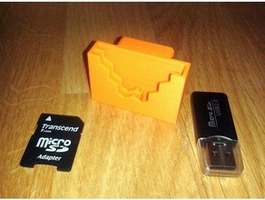 pocket storing flash drives adapters 3d printer accessories 3d print model - Mito3D