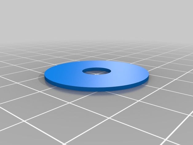 id 85 od 30 circular washer replacement parts customized 3D print model - Mito3D