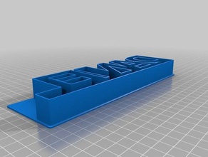 my customized custom text cookie cutter kitchen & dining 3d print model - Mito3D