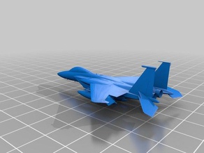 us f-15c fighter vehicles airplain airplane f-15 jet 3d print model - Mito3D