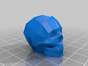 skull decoration art tools d co verre halloween t te mort 3d print model - Mito3D
