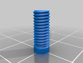 threaded rod parts customized 3d print model - Mito3D