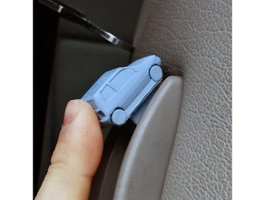 seat arosa lift handle automotive car parts miniature volkswagen 3d print model - Mito3D