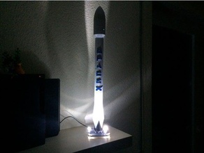 spacex la plataforma de lanzamiento física y astronomía 3d print model - Mito3D