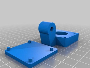 toilet seat hinge bathroom 3d print model - Mito3D