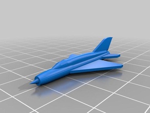 mig-21 fishbed - 1 300 scale vehicles 3d print model - Mito3D