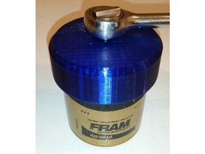 filtro de aceite socket fram 3614 la automoción chrysler ford removedor herramienta llave para 3d print model - Mito3D