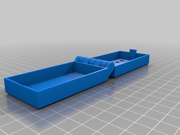 my customized hinged box latch remix containers 3D print model - Mito3D