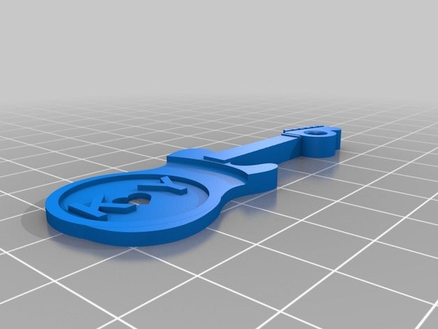shopping cart coin key chain 3d printing keyring pendant trolley supermarket token 3D print model - Mito3D