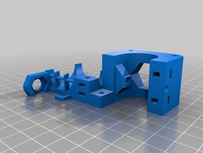 prusa i3 mk2 dolly extruder 3d printer parts mk8 3d print model - Mito3D
