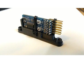 precision piezo pcb holder 3d printer parts cable tie mount zip 3d print model - Mito3D