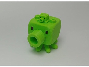 maplestory blockpus creatures anet a8 block lego monster octopus 3d print model - Mito3D