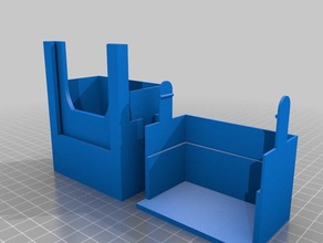 meine angepasste customizer deckbox mtg commander edh Spiele kundengebundene 3d print model - Mito3D