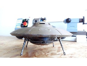 ufo wwii toys & games aircraft model scale ww2 3d print model - Mito3D
