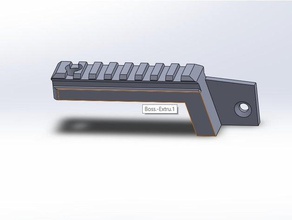 p90 montage rail jouets & accessoires de jeux airsoft pièce jointe 3d print model - Mito3D