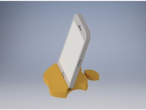 apple iphone stand mobile phone 3d print model - Mito3D