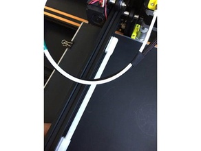 cr-10 x-axis led stripe holder 3d printer accessories mount strip 3d print model - Mito3D
