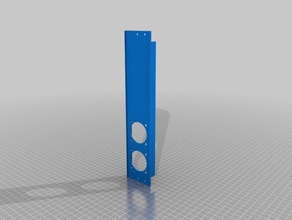 kossel plus base panel 2 3d printer parts customized 3d print model - Mito3D