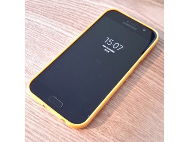 galaxy a5 bumper back mobile phone 3D print model - Mito3D