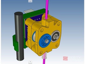 stacked duet3d filament sensor housing 3d printer parts duet 3d print model - Mito3D
