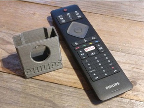 wall mount remote phillips 55pus7181 organization 3d print model - Mito3D
