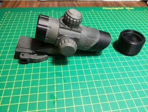 scope protector sport & outdoors 3dprint 3d printer airsoft accesories prusa i3 steel 3d print model - Mito3D