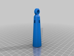 round tower keychain keychains celtic clondalkin ireland 3d print model - Mito3D