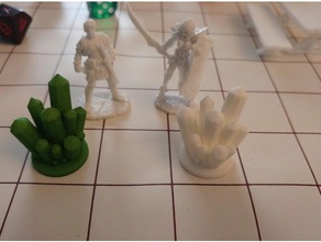 cristal veia brinquedo & acessórios para jogos cluster masmorras e dragões mini miniatura tampo de mesa o terreno 3d print model - Mito3D