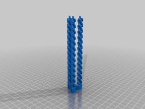 Tetraeder-racks Endkappen pins mechanische Spielzeuge Tetraeder 3d print model - Mito3D