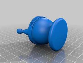 mortero de barro art adorno navidad a su farmacéutico 3d print model - Mito3D