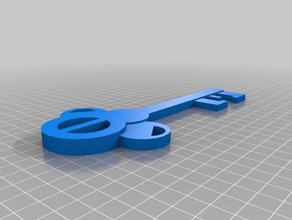 überdimensionalen Schlüssel Spielzeug & game Zubehör Dekoration Requisiten theater 3d print model - Mito3D