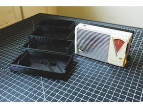 bluetooth radyo dönüşüm vintage - ulusal ab-235 müzik güçlendirme 3d print model - Mito3D