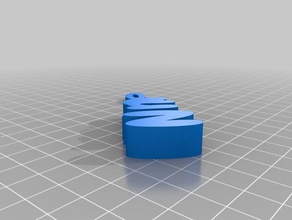 nina Schlüsselanhänger kundengebundene 3d print model - Mito3D