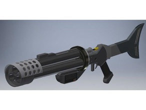 star wars force unleashed fa-3 flechette blaster adereços 3d print model - Mito3D