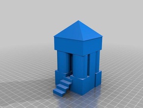 Tempel 3d-drucken 3d print model - Mito3D