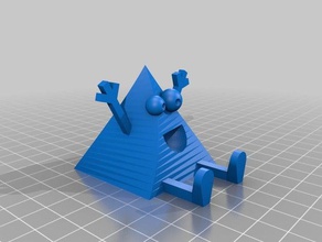de drôles personnages jouets & jeux cube amusant drôle openscad pyramide la sphère jouet 3d print model - Mito3D