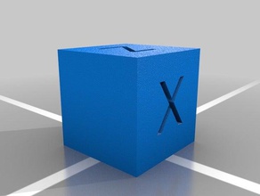 calibração cubo de 1,5 x A impressão 3d testes 3d print model - Mito3D