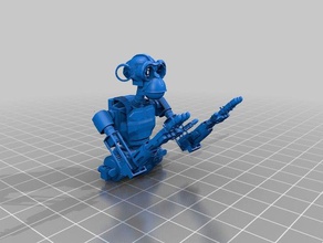 robot monkey update 2 robotics 3d print model - Mito3D