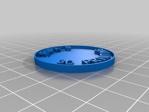 meu personalizada moeda chip moedas e selos personalizado 3d print model - Mito3D