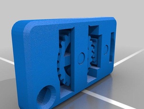 gear keychain 3d printing fidget toy key 3d print model - Mito3D